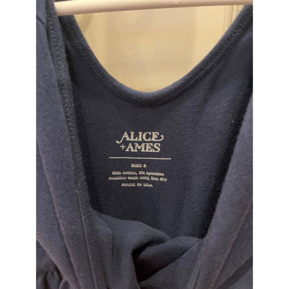 Alice + Ames 8 Twirl Dress Navy - Picture 3 of 3